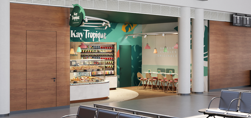 Kay Tropique - Zone réservée, salle d’embarquement