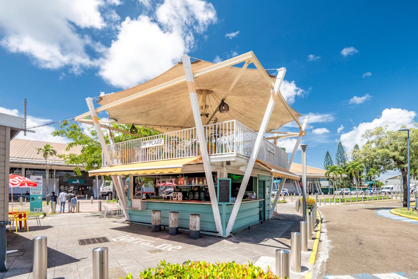 Bar ti plage - Zone publique, côté ville